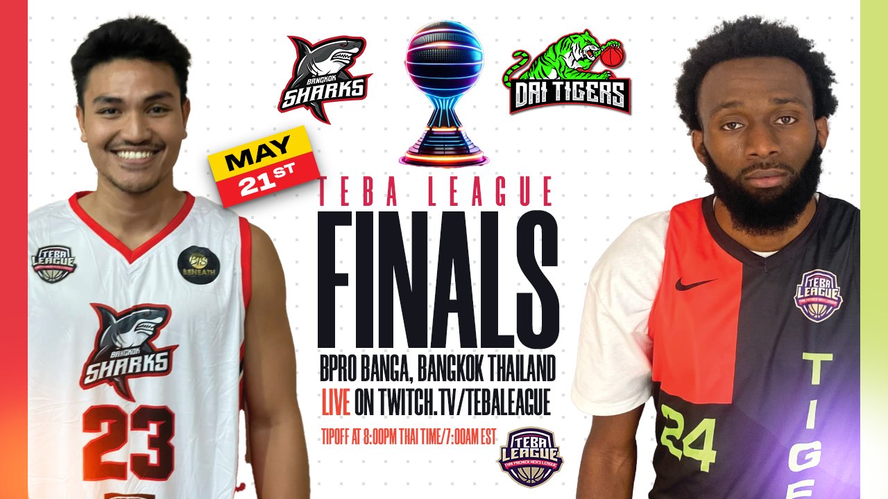 Championship game on May 21st Bangkok Sharks against the Dai Tigers